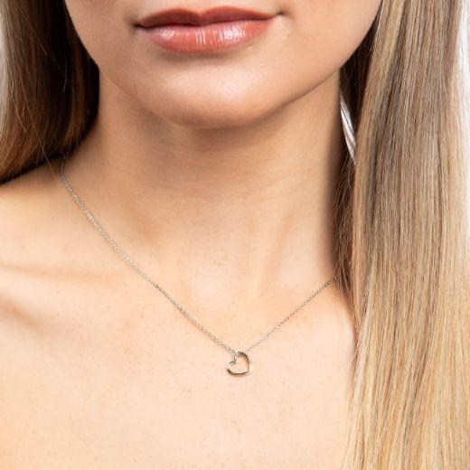 Picture of Plain Open Heart Necklace