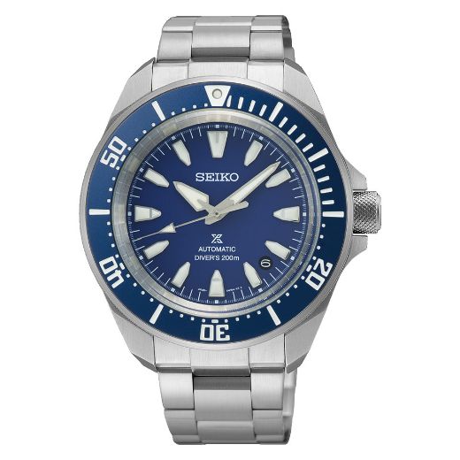 Picture of Seiko Prospex 4R Compact Mechanical Diver’s Watch in Cobalt Blue
