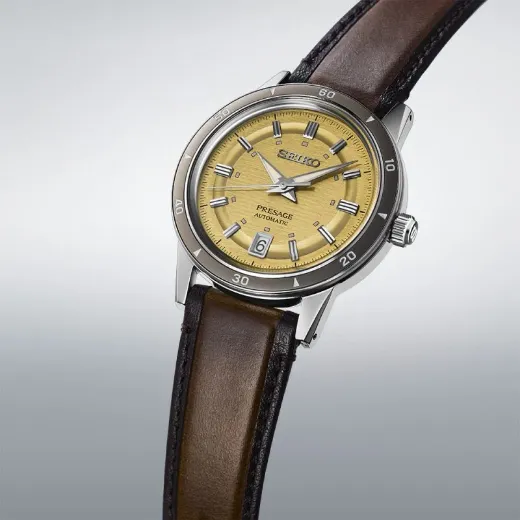Picture of Seiko Presage Style 60s in Golden Yellow
