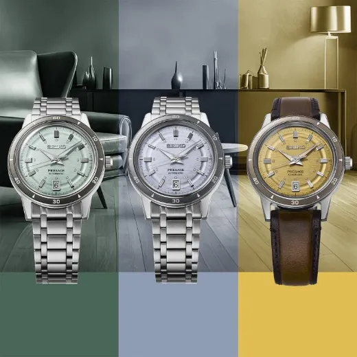 Picture of Seiko Presage Style 60s in Golden Yellow