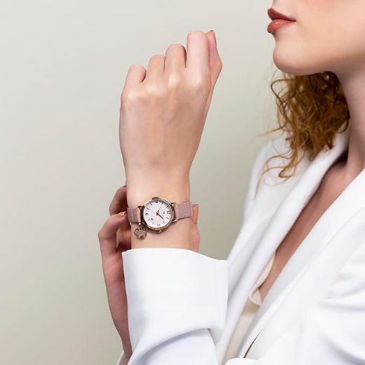 Picture of Radley Duke's Place Women's Pink Leather Strap Watch