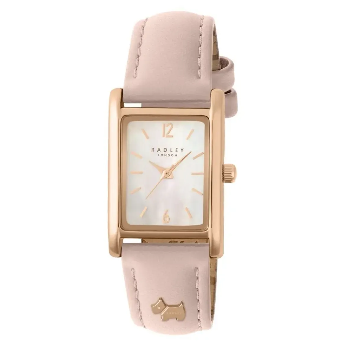 Picture of Mother of Pearl Dial Pink Strap Watch 