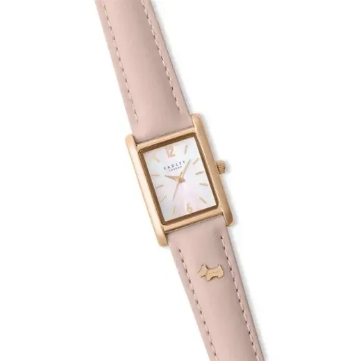 Picture of Mother of Pearl Dial Pink Strap Watch 