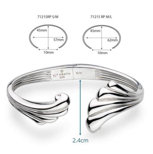 Picture of Océane Shell Echo Grande Hinged Bangle