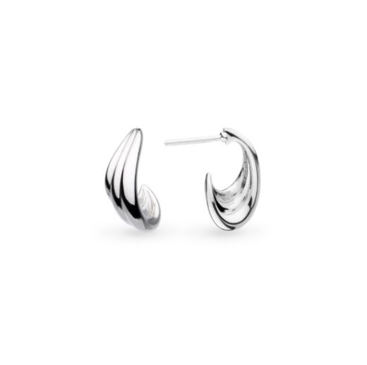 Picture of Océane Shell Wave Hoop Earrings