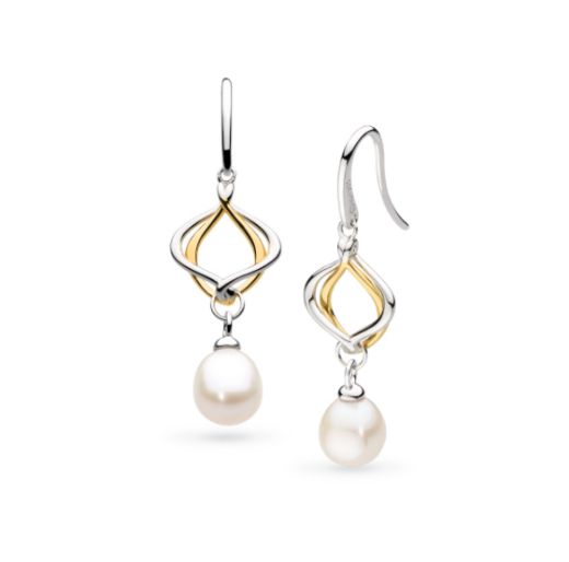 Picture of Alicia Golden Pearl Drop Earrings