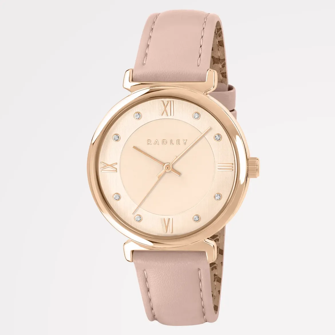 Picture of Roman Crescent Rose Gold Watch 