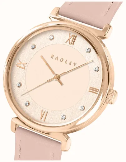 Picture of Roman Crescent Rose Gold Watch 
