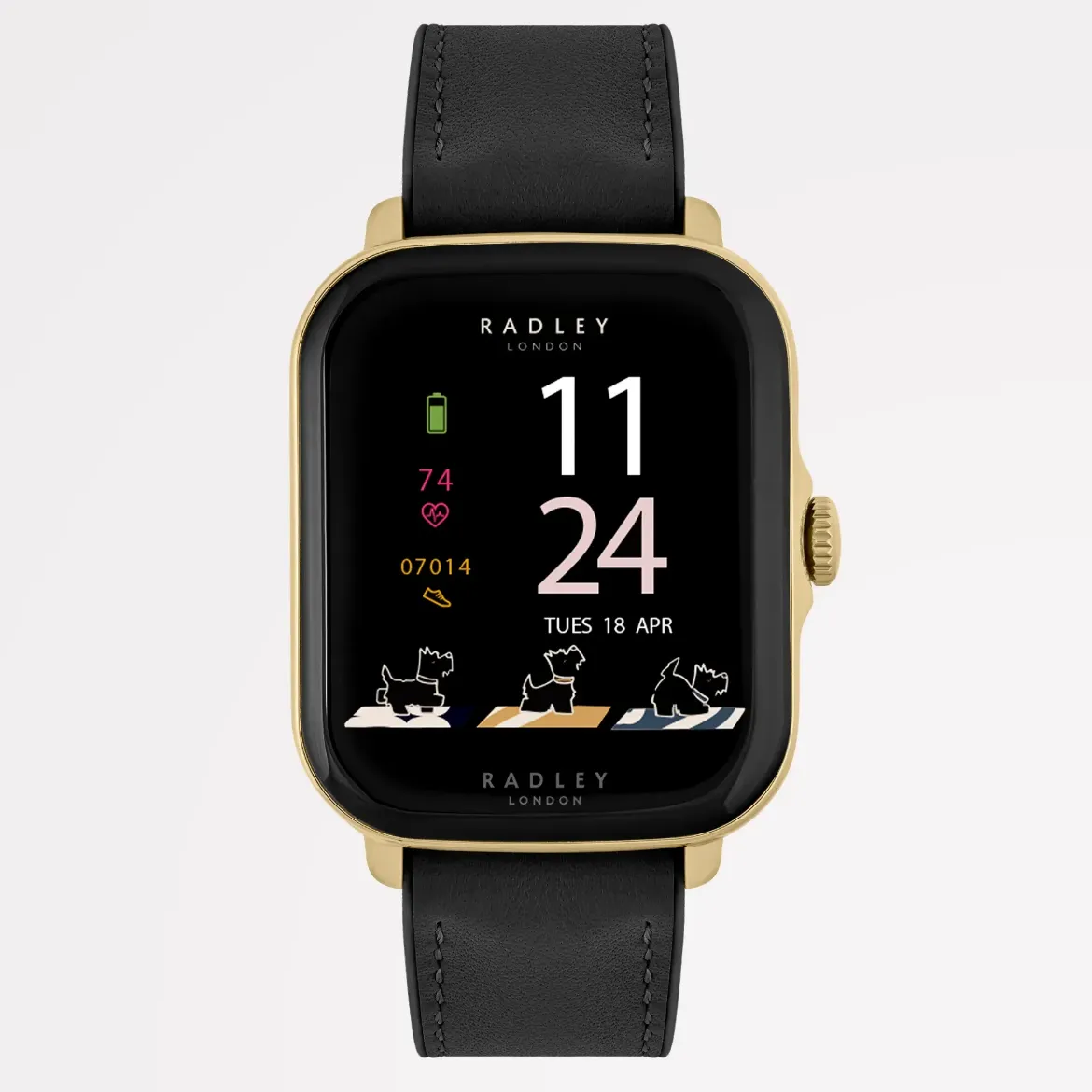 Picture of Radley Series 20 Smart Calling Watch Black Leather Strap