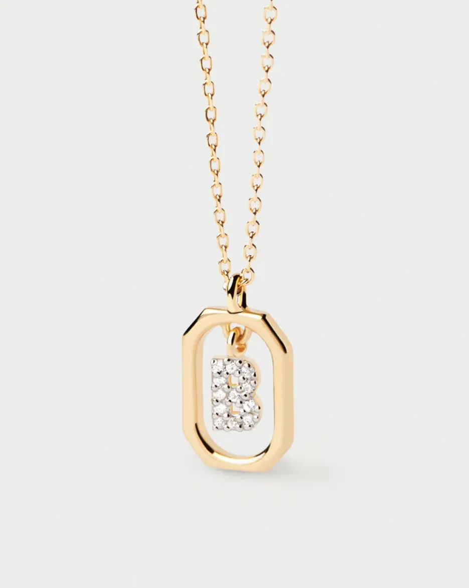 Picture of Mini Letter B Necklace
