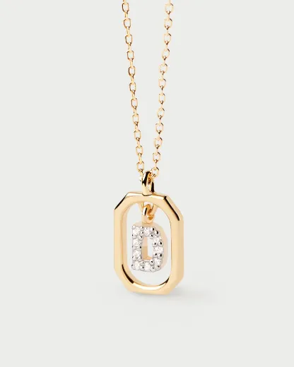 Picture of Mini Letter D Necklace 
