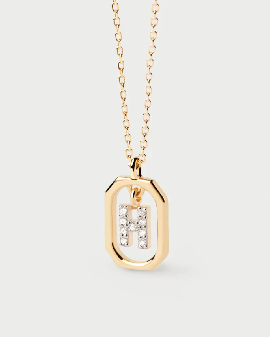 Picture of Mini Letter H Necklace 