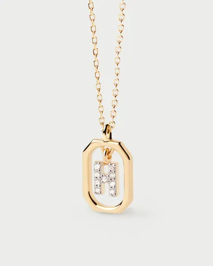 Picture of Mini Letter H Necklace 