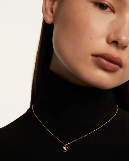 Picture of Mini Letter H Necklace 