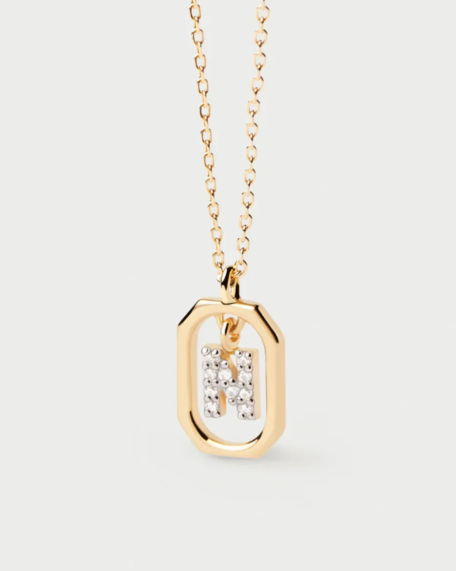 Picture of Mini Letter N Necklace 