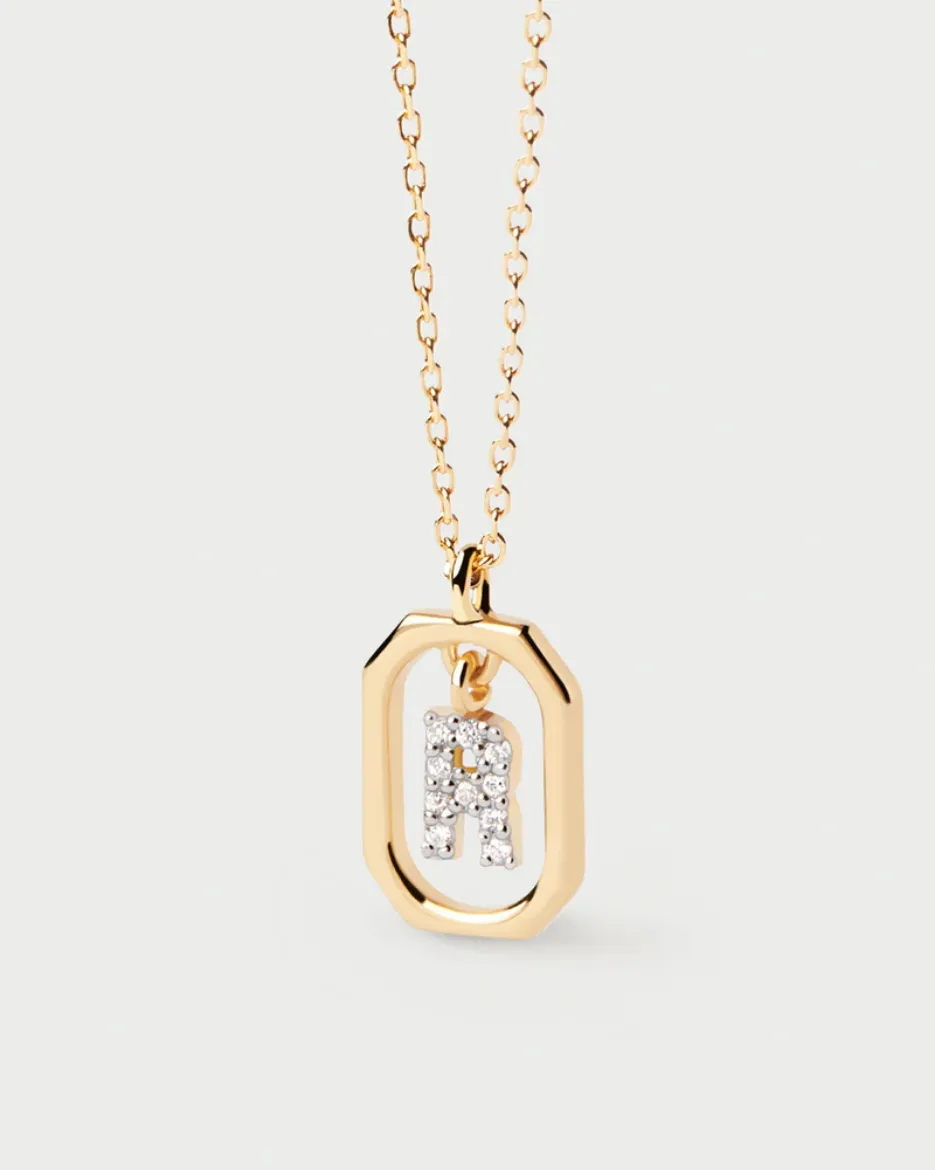 Picture of Mini Letter R Necklace 