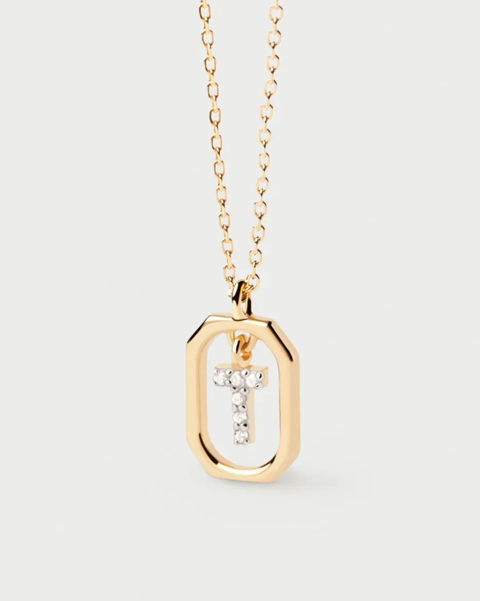 Picture of Mini Letter T Necklace