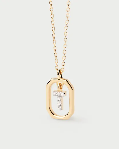 Picture of Mini Letter T Necklace