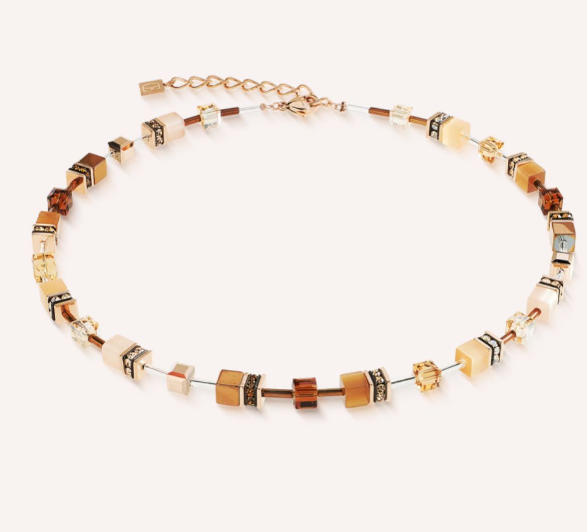 Picture of GeoCUBE® Iconic Necklace Mocha Mousse