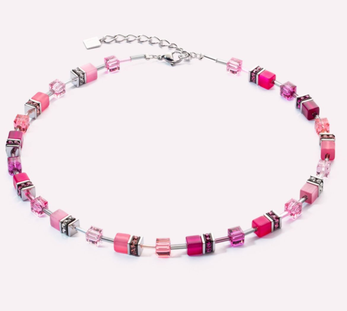 Picture of GeoCUBE® Iconic necklace Viva Magenta