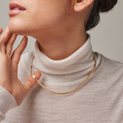Picture of Flat Snake Chain Necklace