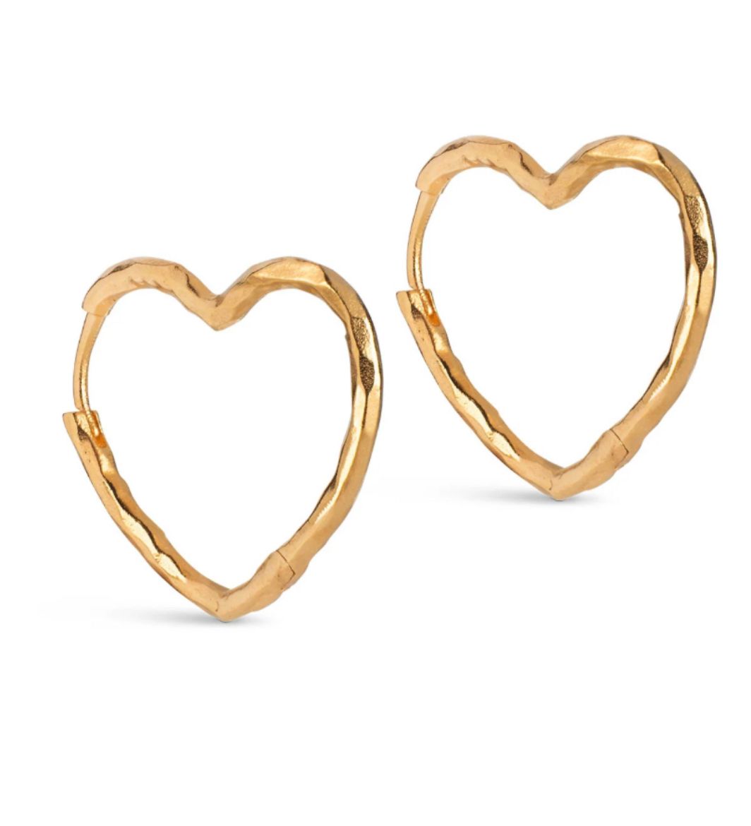 Picture of Organic Heart Large hoops