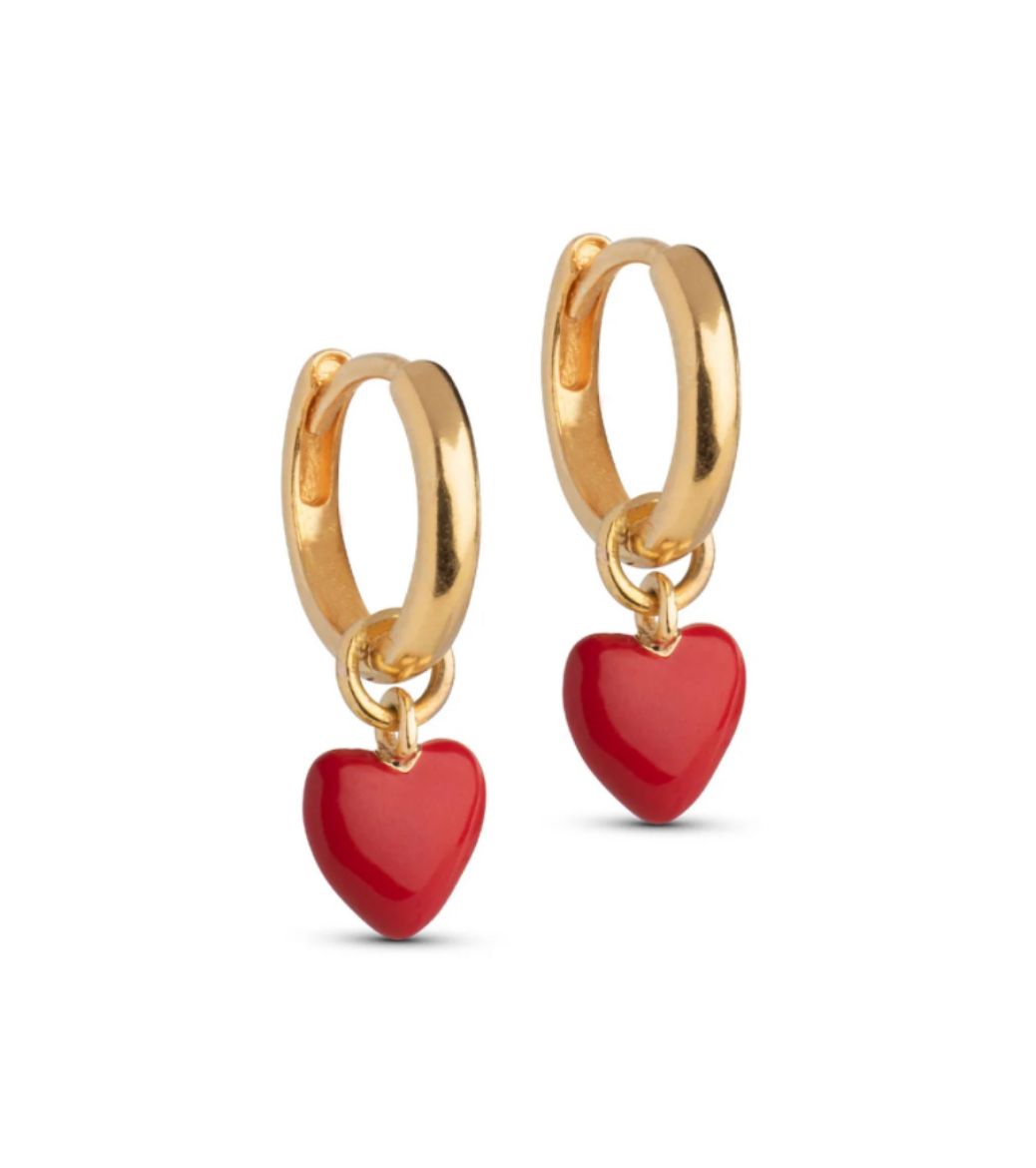 Picture of Amore Heart Drop Earrings