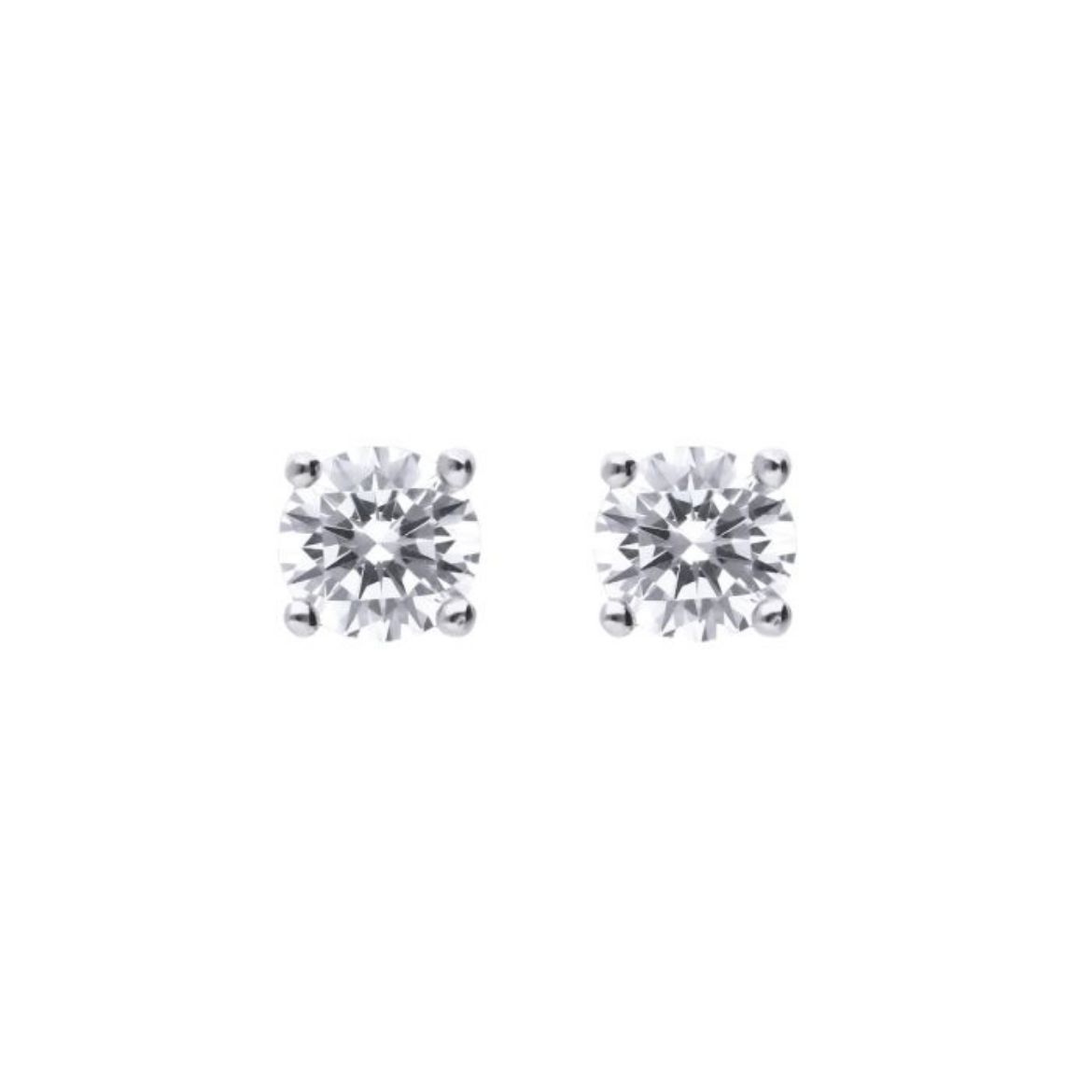 Picture of Four Claw Set Cubic Zirconia 0.25ct-2cts Ear Studs