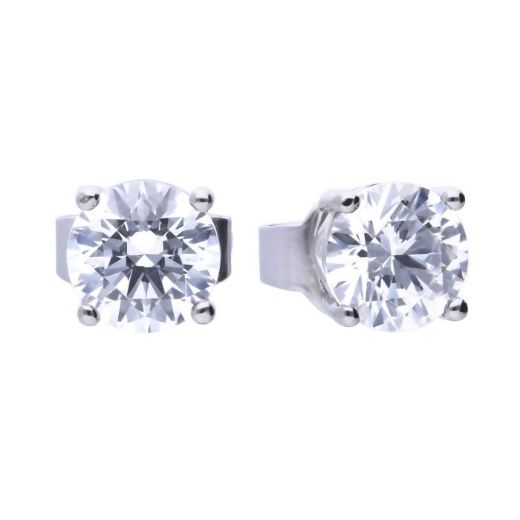 Picture of Four Claw Set Cubic Zirconia 0.25ct-2cts Ear Studs