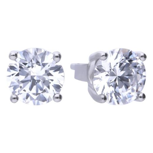 Picture of Four Claw Set Cubic Zirconia 0.25ct-2cts Ear Studs