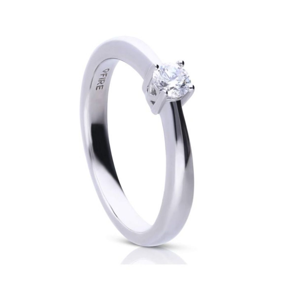 Picture of Four Claw Set Cubic Zirconia 0.25ct-2cts Rings