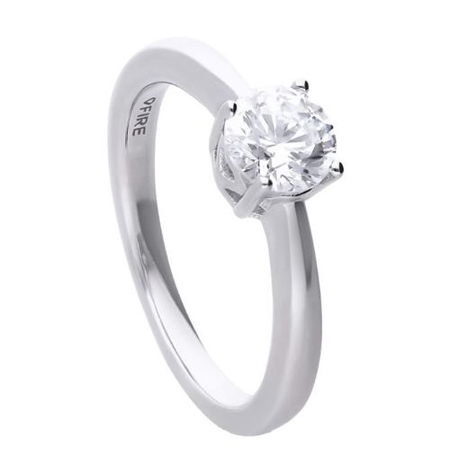 Picture of Four Claw Set Cubic Zirconia 0.25ct-2cts Rings
