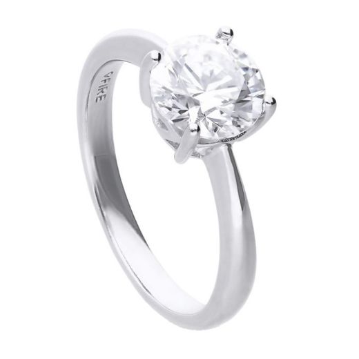 Picture of Four Claw Set Cubic Zirconia 0.25ct-2cts Rings