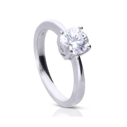Picture of Four Claw Set Cubic Zirconia 0.25ct-2cts Rings