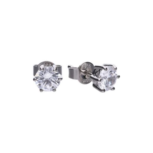 Picture of Six Claw Set Cubic Zirconia 0.25ct-2cts Ear Studs 
