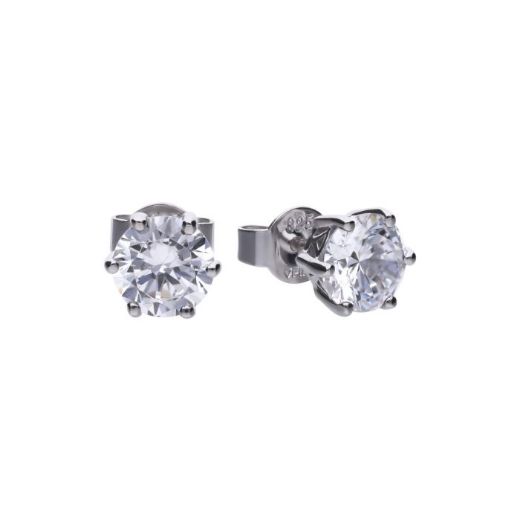Picture of Six Claw Set Cubic Zirconia 0.25ct-2cts Ear Studs 