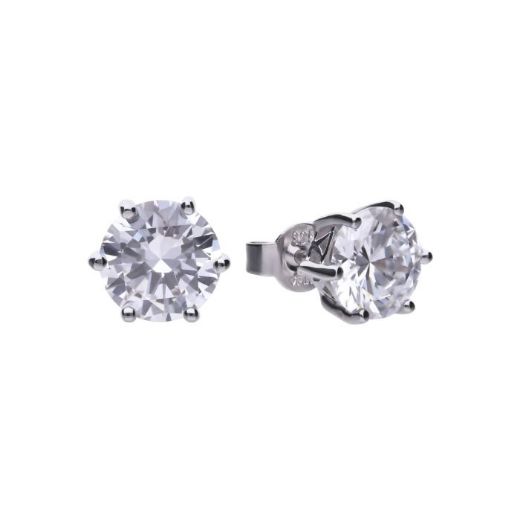 Picture of Six Claw Set Cubic Zirconia 0.25ct-2cts Ear Studs 