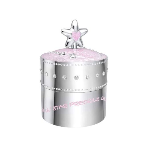Picture of Pink Star Music Trinket Box with Crystal