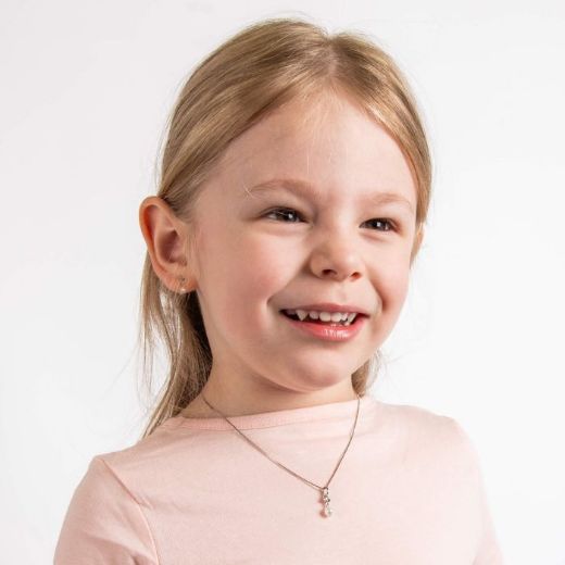 Picture of Flower Pendant with Freshwater Pearl Drop and Diamond