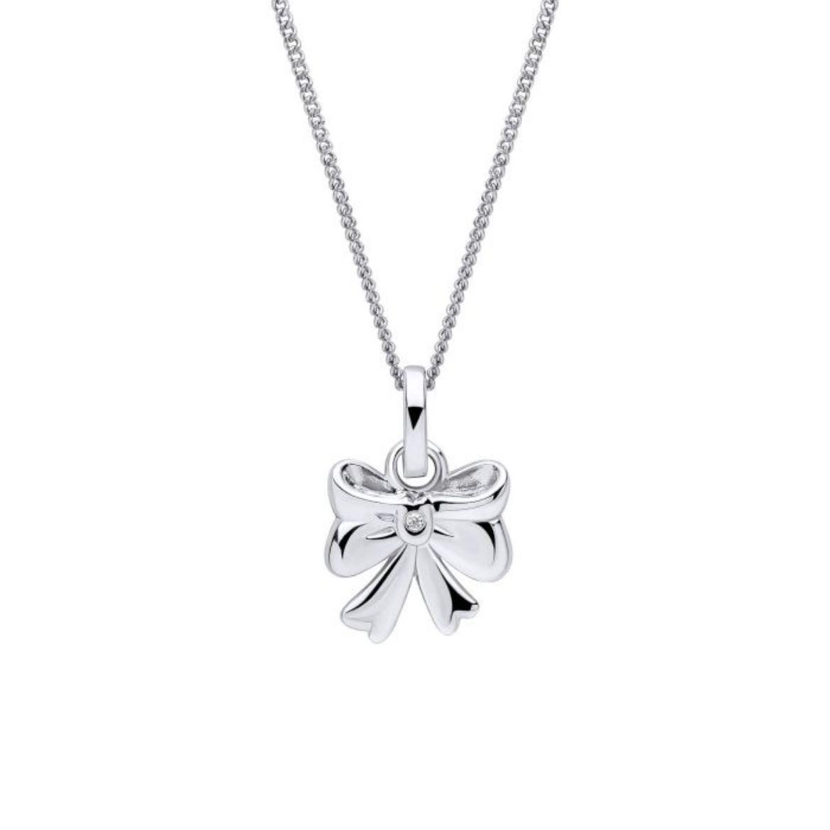 Picture of Bow Pendant with Diamond