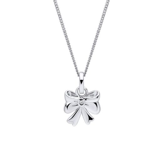 Picture of Bow Pendant with Diamond