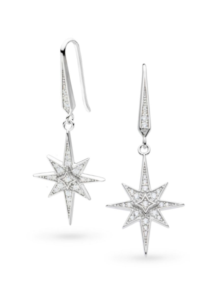 Picture of Celeste North Star drop earrings