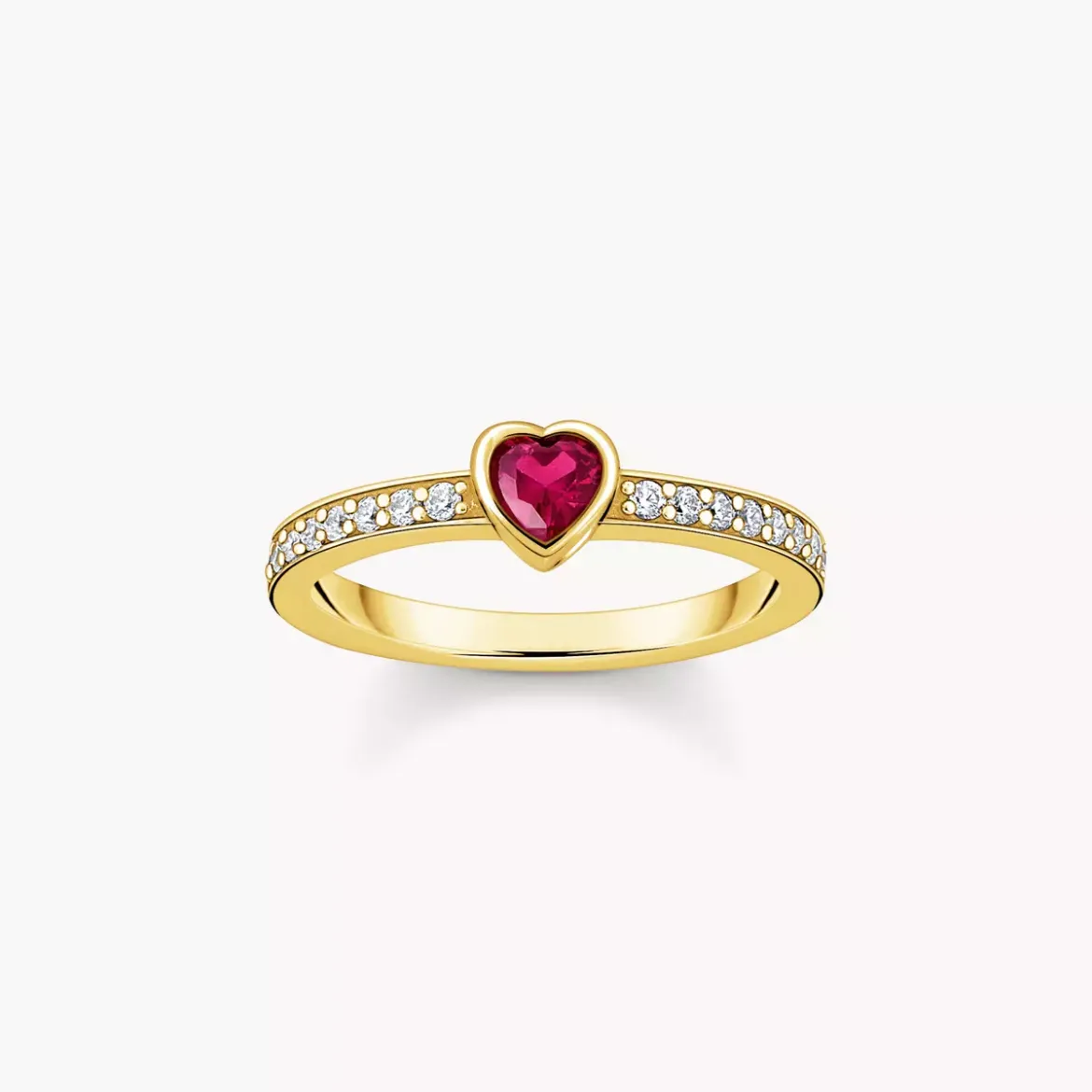 Picture of Follow your heart 18ct pink cz ring