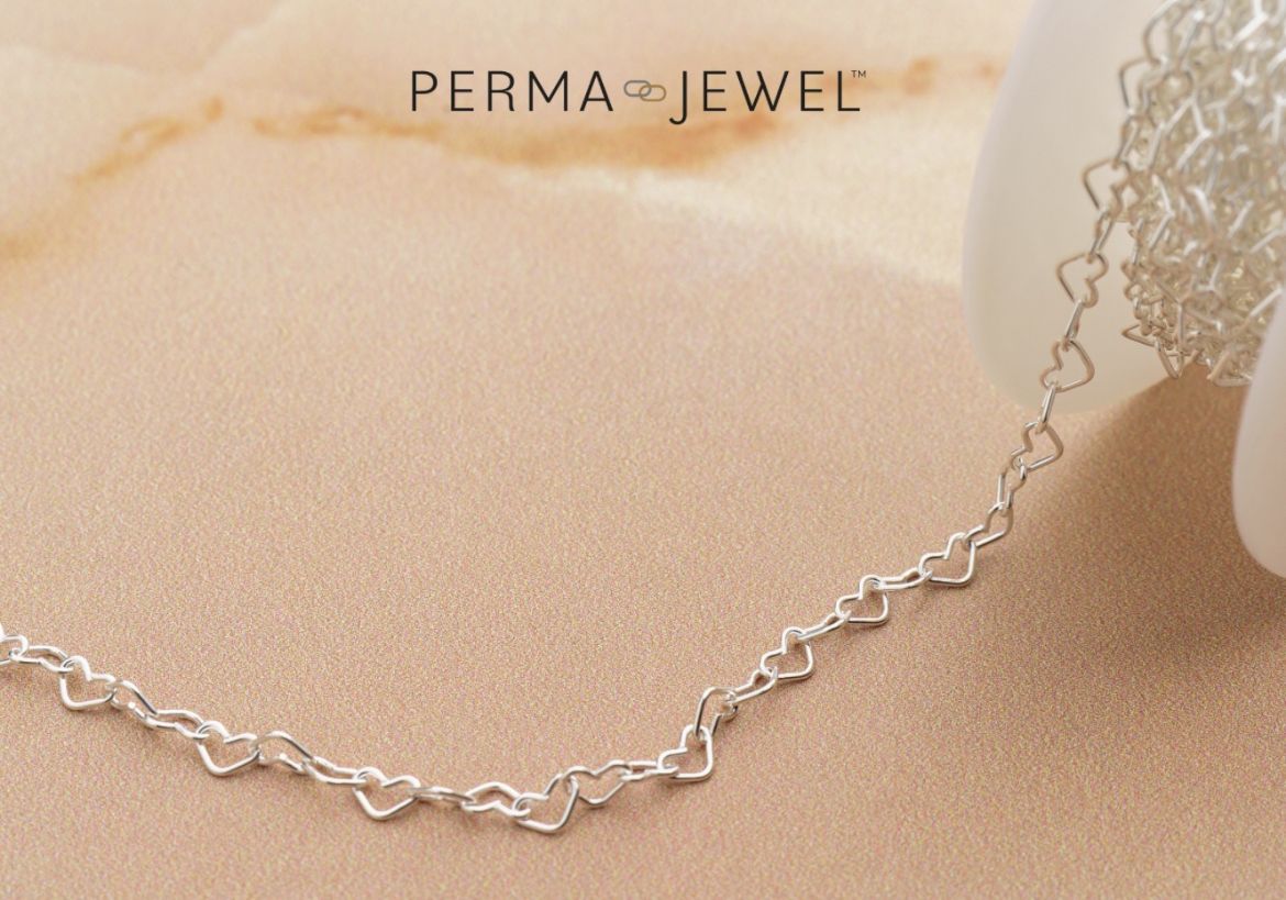 Picture of Heart link 3.2mm sterling silver 925