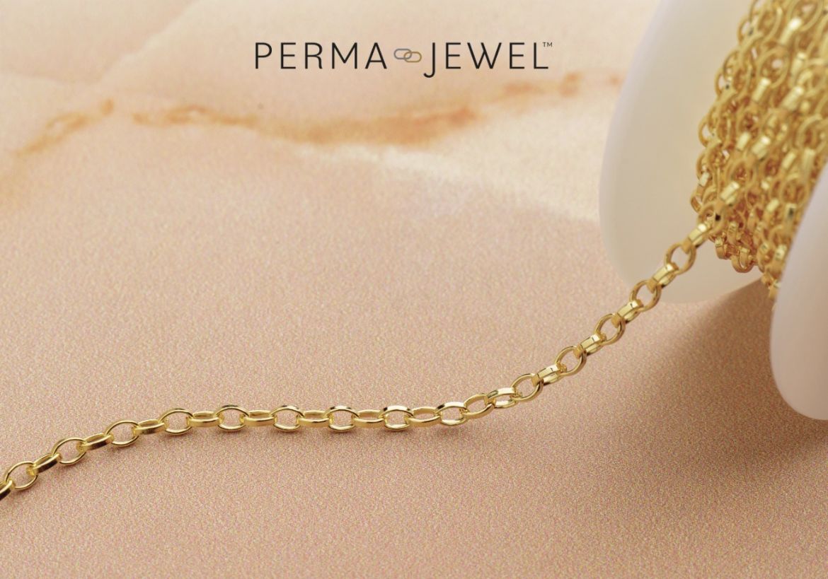 Picture of Marquise cable chain 2.4mm yellow gold filled