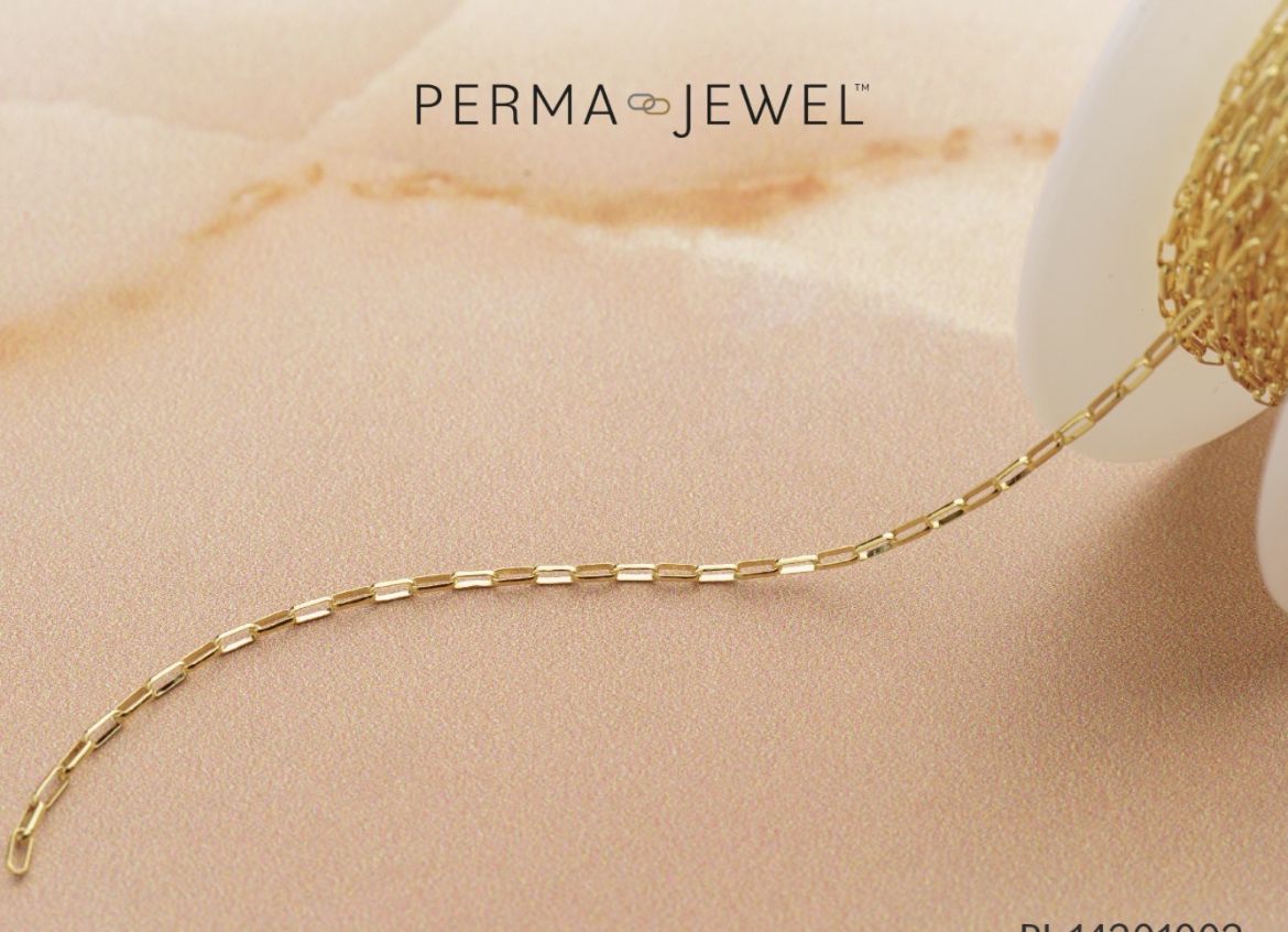 Picture of 13mm yellow gold oval roll chain