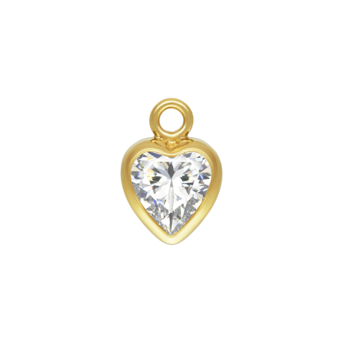 Picture of 4mm bezel cz charm